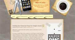 Desktop Screenshot of davidkaufer.com